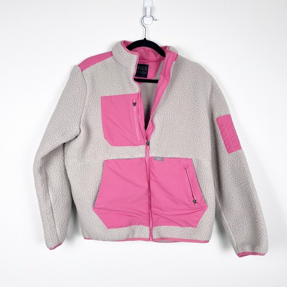 Figs Women's On Shift Sherpa Fleece Jacket